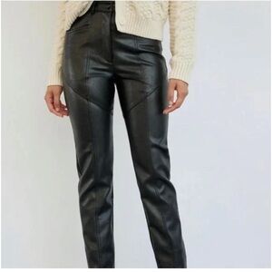 WILFRED faux leather pants